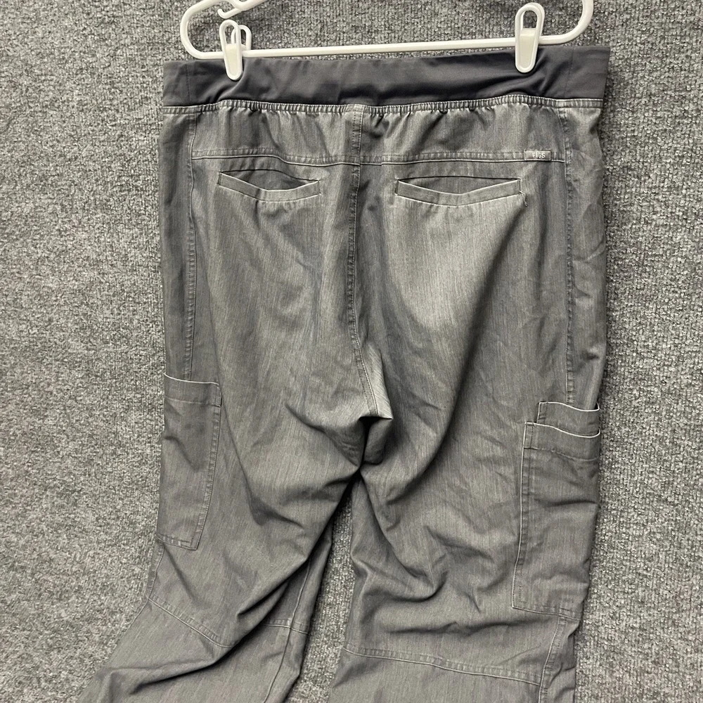 FIGS Axim Cargo Scrub Pants Mens Sz XL Graphite Gray T2001